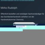 Webseite diebaupruefer.de – Mirko Rudolph, öffentlich bestellter und vereidigter Sachverständiger für das Dachdeckerhandwerk der Handwerkskammer Chemnitz